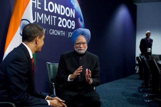 Dr. Manmohan Singh with Obama